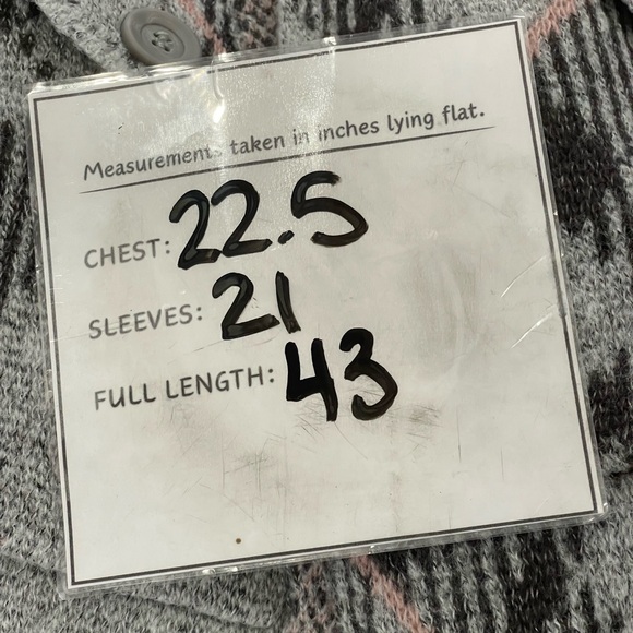 Love Ever After M‎ Plaid Hooded Women's Cardigan 462 - Picture 8 of 8